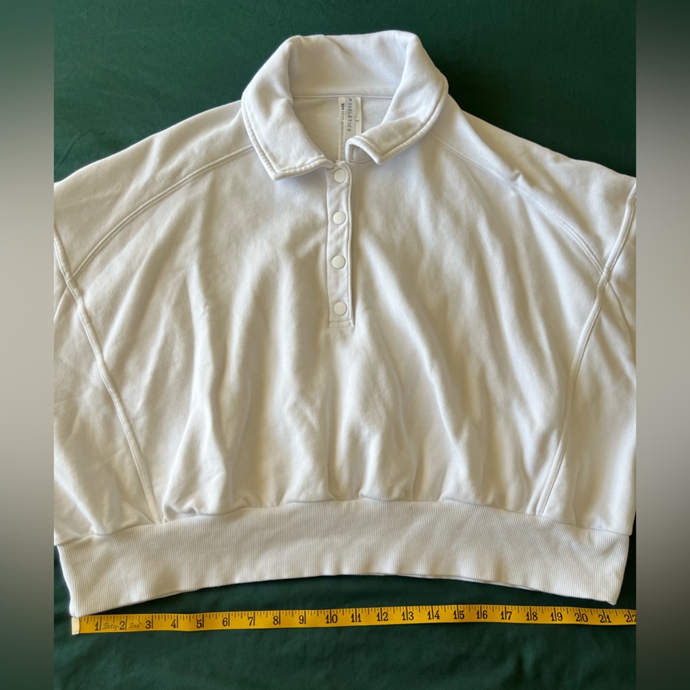 Fabletics Year Round Terry Snap Front Sweatshirt … - image 5